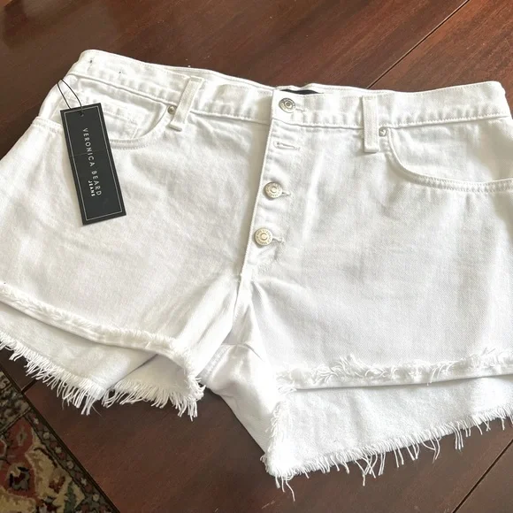 Veronica Beard Shorts Nwt Veronica Beard White Debbie Short